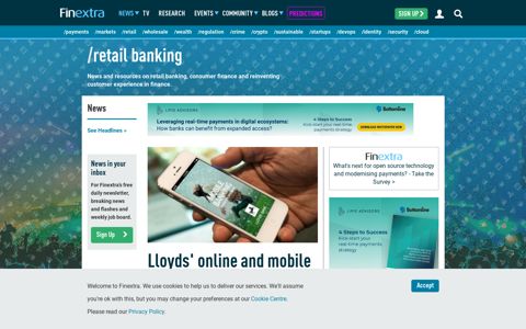 Lloyds' online and mobile banking goes down - Finextra