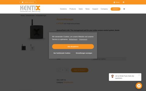 ⁣AccessManager - Kentix GmbH