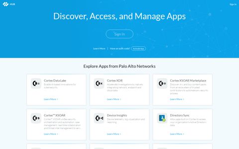 Hub - Palo Alto Networks