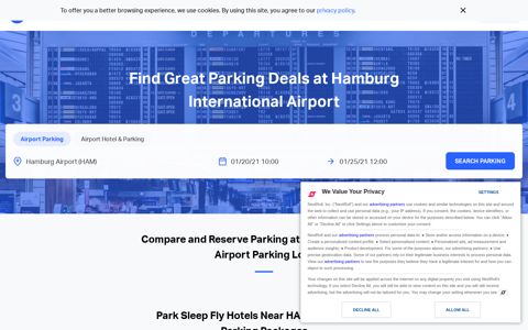 Hamburg Airport Parking from €22/day (2020) Rates + Reviews