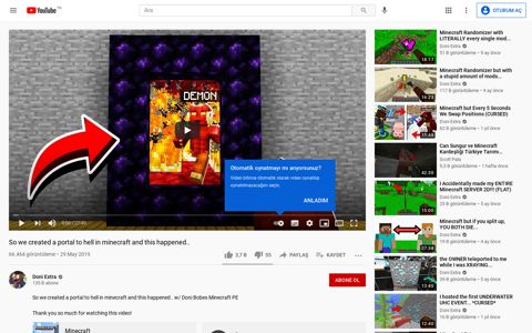So we created a portal to hell in minecraft and this ... - YouTube