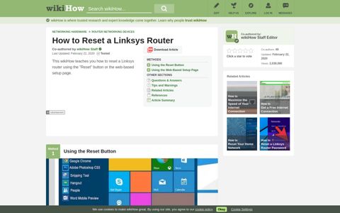 How to Reset a Linksys Router (with Pictures) - wikiHow