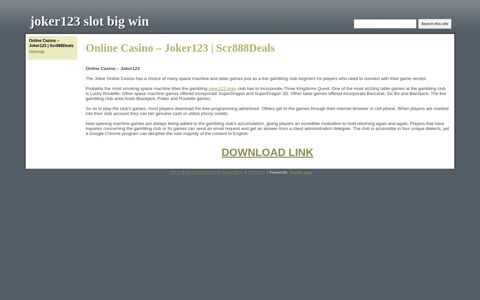 joker123 slot big win - Google Sites