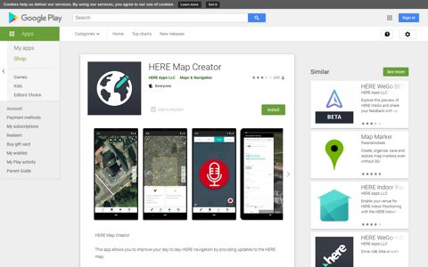 HERE Map Creator - Apps on Google Play