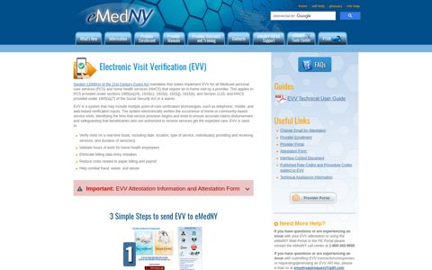 Electronic Visit Verification (EVV) - eMedNY
