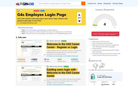 G4s Employee Login Page
