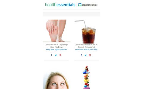 Cleveland Clinic Health Essentials Sign Up Form