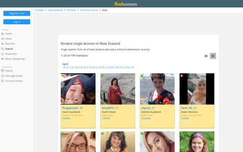 Single NZ Women | FindSomeone Online Dating
