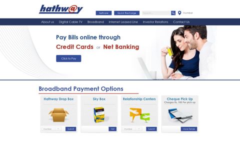 Pay Bill - Hathway | India's Best Digital Cable Tv and ...
