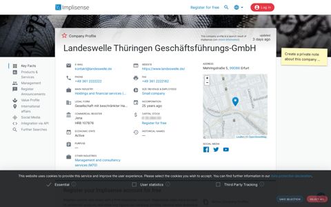 Landeswelle Thüringen Geschäftsführungs-GmbH | Implisense