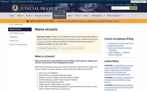 Maine eCourts - Maine Judicial Branch - Maine.gov