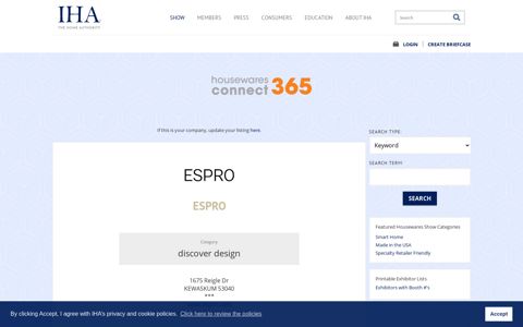 ESPRO - Housewares Connect 365 - International Home + ...