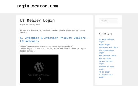 l3 dealer - LoginLocator.Com
