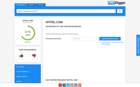 HITPXL.COM reviews and reputation check - RepDigger
