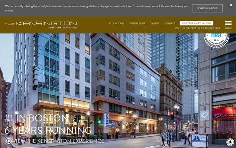The Kensington: Chinatown Boston Luxury Apartments for Rent