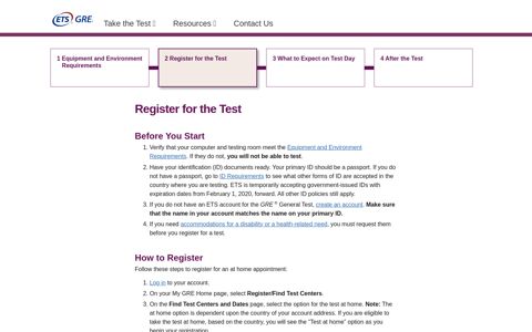 Register for the GRE General Test at Home - ETS