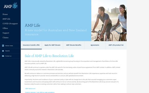 AMP Life - AMP adviser support