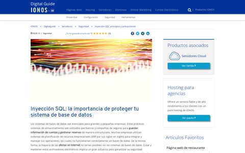 Inyección SQL: principios y precauciones - IONOS