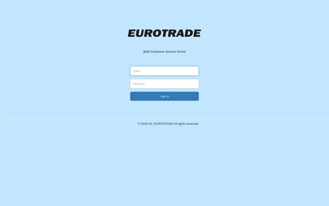 login - eurotrade b2b
