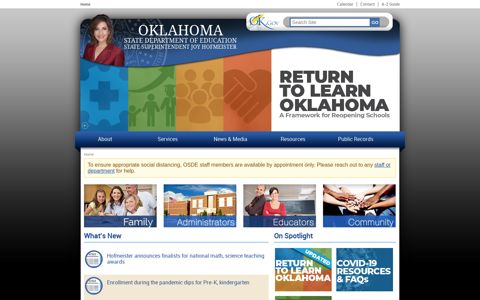 Oklahoma State Department of Education |