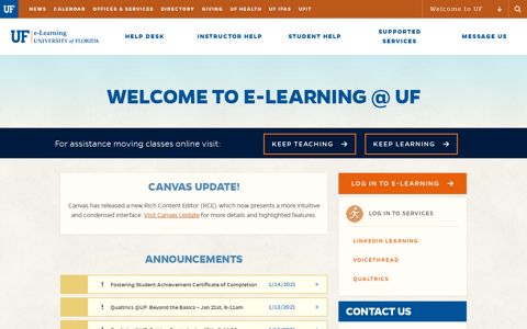 eLearning - University of Florida