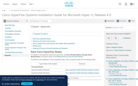 Cisco HyperFlex Systems Installation Guide for Microsoft ...