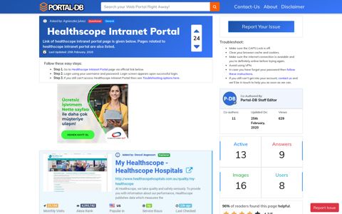 Healthscope Intranet Portal