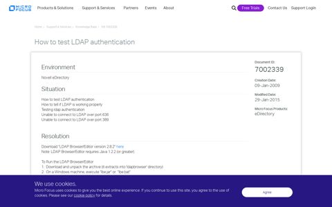 How to test LDAP authentication