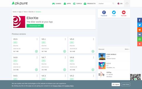 EliorXte update version history for Android - APK Download