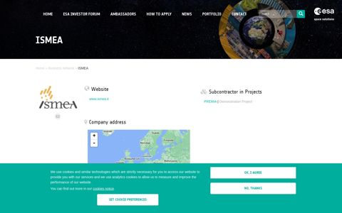 ISMEA | ESA Business Applications