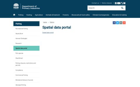 Spatial data portal - NSW Department of Primary Industries