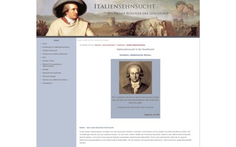 Goethes Italienische Reise - Das Goethezeitportal