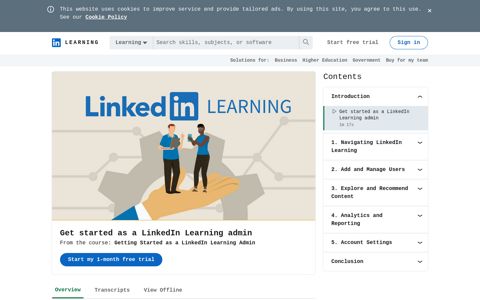 Get started as a LinkedIn Learning admin - Getting Started as ...