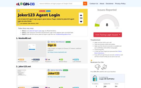 Joker123 Agent Login - A database full of login pages from all ...