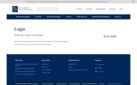 Login - Royal College of General Practitioners