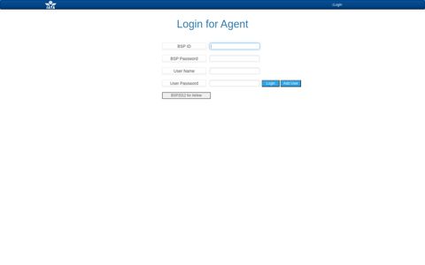 Login for Agent