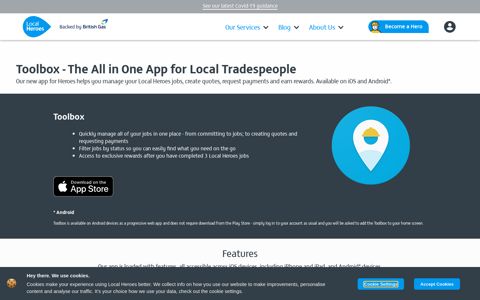 Toolbox - The Local Heroes App | Local Heroes
