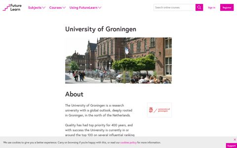 Online courses from University of Groningen - FutureLearn