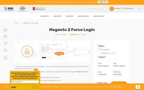 Magento 2 Force Sign- in Extension | Login to See B2B Pages