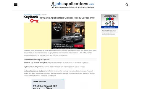 KeyBank Application, Jobs & Careers Online