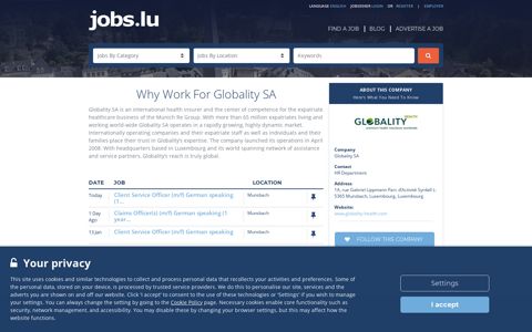 Globality SA Careers, Globality SA - jobs.lu - Jobs in ...