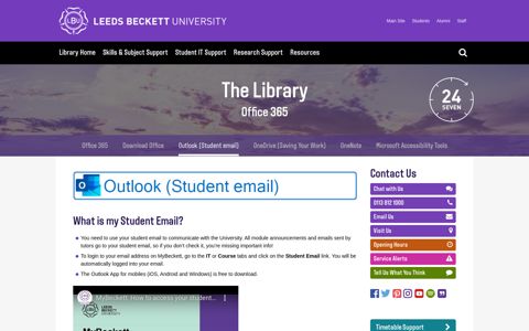 Outlook (Student email) - Office 365 - Leeds Beckett University ...