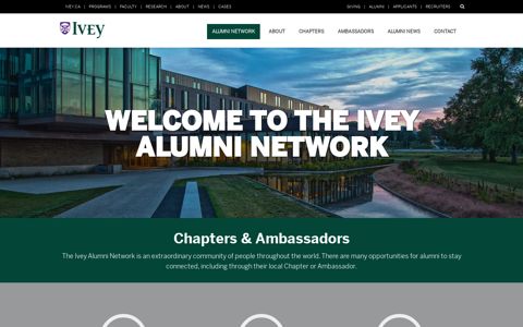 Ivey Alumni Network