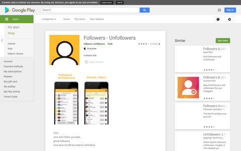 Followers - Unfollowers - Apps on Google Play