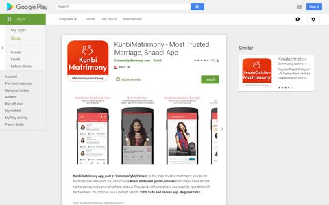 KunbiMatrimony - Most Trusted Marriage, Shaadi App - Apps ...