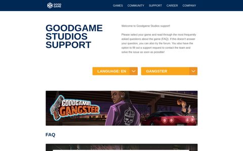 Gangster Alert - Support | Goodgame Studios