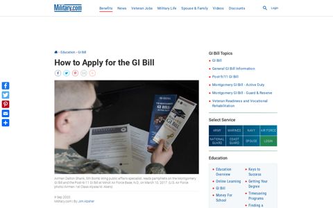How to Apply for the GI Bill | Military.com