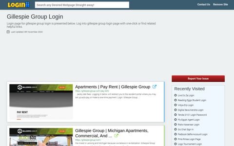 Gillespie Group Login - Loginii.com