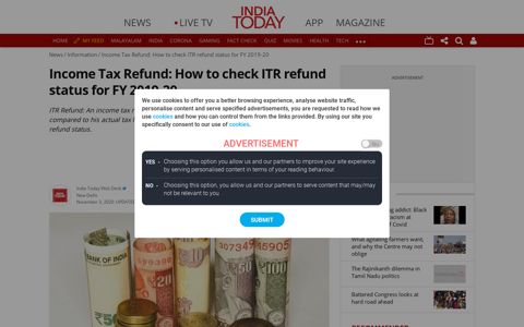 ITR Refund: How to check ITR refund status - Information News