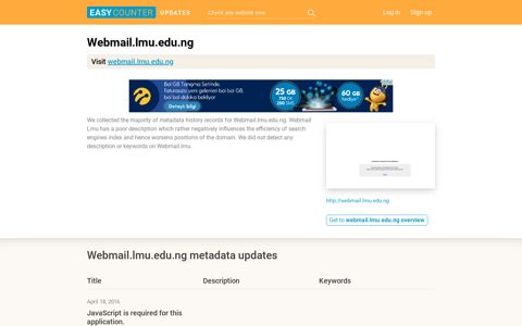 Webmail Lmu (Webmail.lmu.edu.ng) - JavaScript is required ...